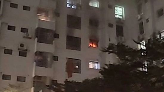 সচিব নিবাসেও আগুন