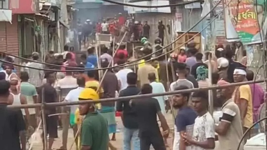 দফায় দফায় সংঘর্ষে শতাধিক লোক আহত