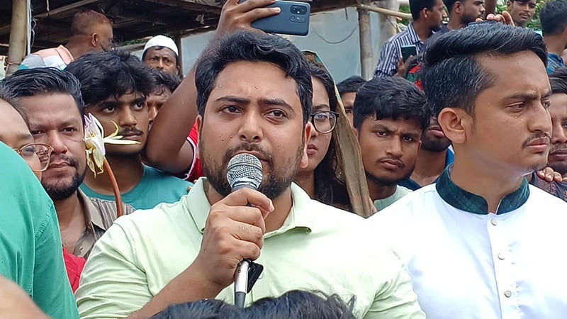গোপালগঞ্জ আবারও যে ঘোষণা দিলেন ‘নাহিদ ইসলাম’