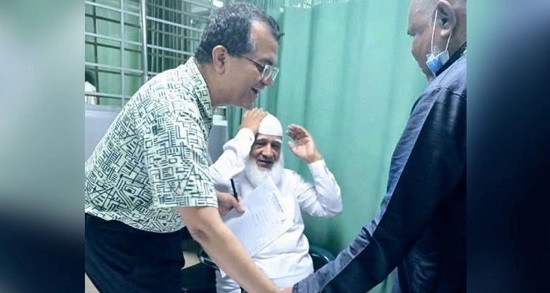 এইমাত্র পাওয়া জামায়াত আমিরের সর্বশেষ অবস্থা