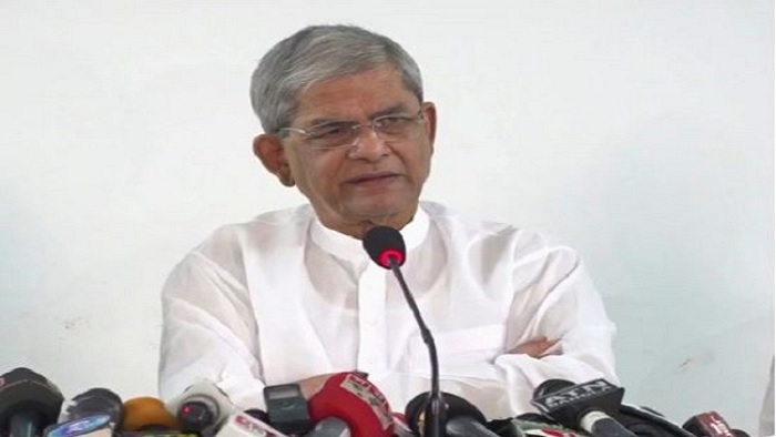 দ্রুত নির্বাচন দিয়ে লন্ডন বৈঠকের সিদ্ধান্ত বাস্তবায়ন করুন: মির্জা ফখরুল